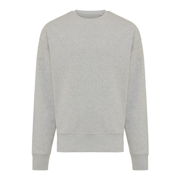 Mikina Iqoniq Kruger relaxed fit z recykl. bavlny - Heather Grey / XL