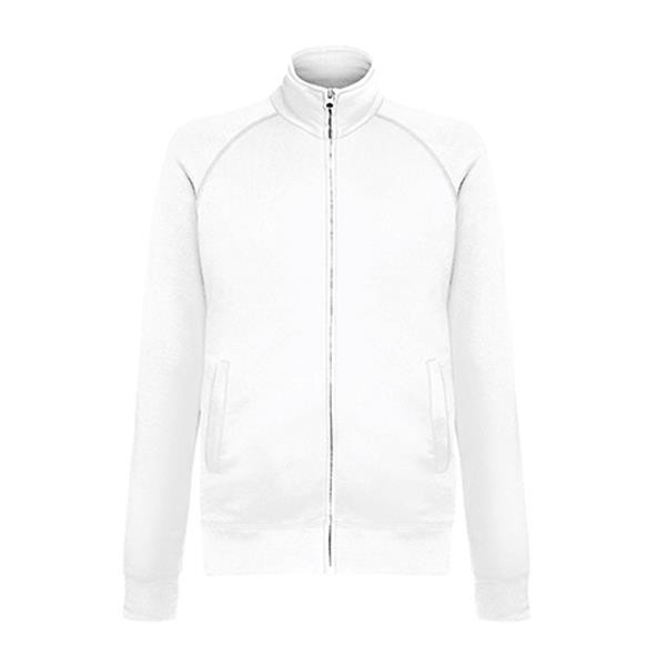 Casaco Lightweight Sweat 240G - 80% Algodão/ 20% Poliéster - Branco / M