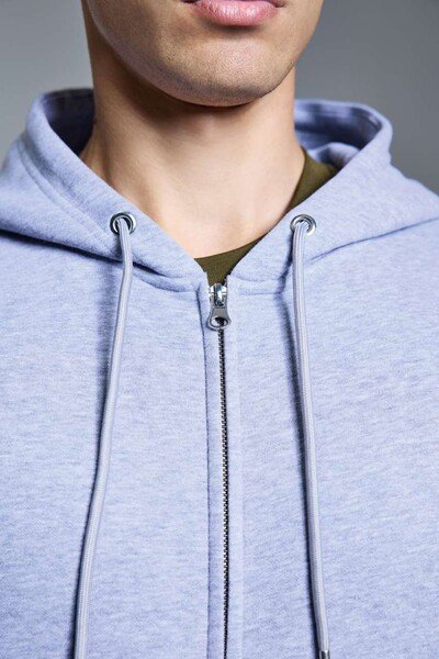 Anthem Studio Zipped Hoodie - Grey Marl / 3XL