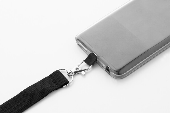 RPET lanyard na mobil Revent Call - Black