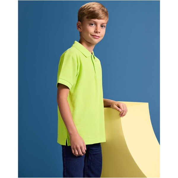 Polo da bambino a maniche corte da 220 g/m² Pegaso Premium - Blu cielo / 5/6