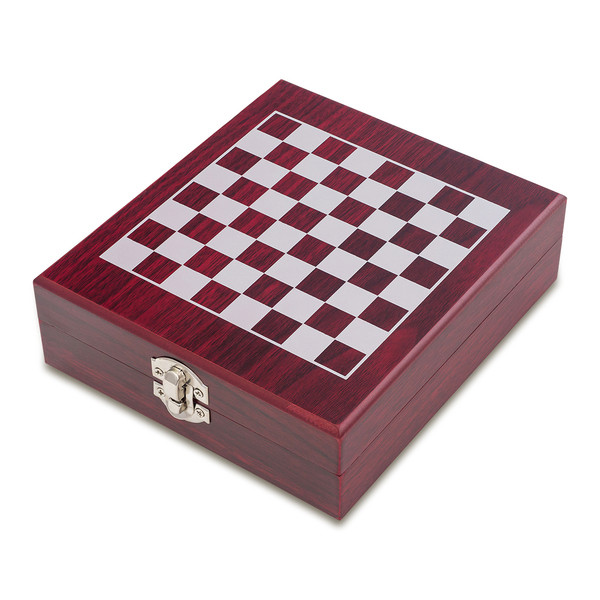 Sublime chess and wine set - Brown