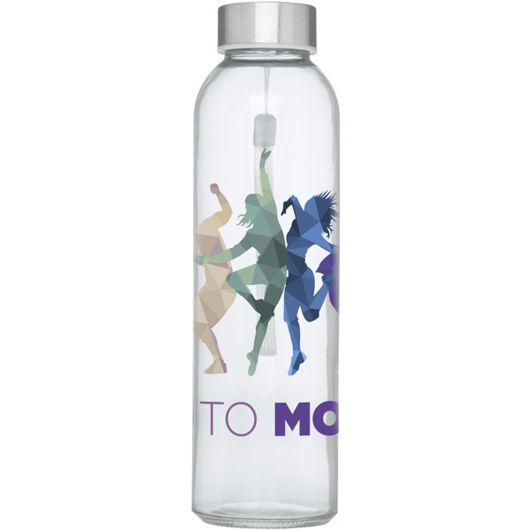 Borraccia sportiva Bodhi in vetro da 500 ml - Blu chiaro