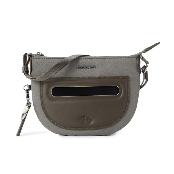 BONBON S | Crossbody semilună L + RFID - Hedgren - Vintage Taupe