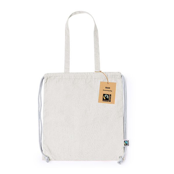 Bolsa Mochila Riak Fairtrade - Negro