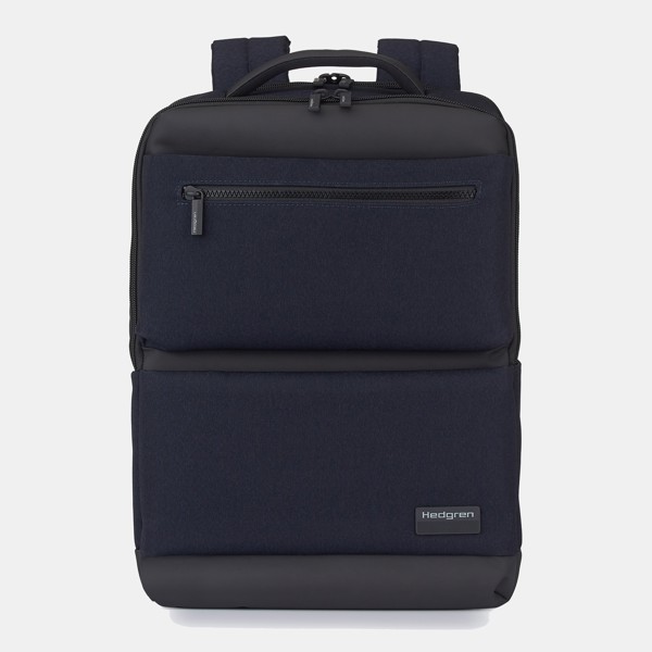 SCRIPT | Rucsac 2 compartimente 15,6" + RFID - Hedgren - Elegant Blue