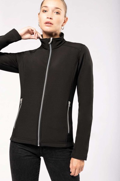 Ladies’ 2-Layer Softshell Jacket - Titanium / S