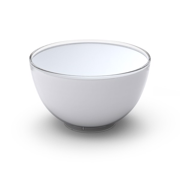 Muesli Bowl "2-Colour" Frozen - White / Transparent