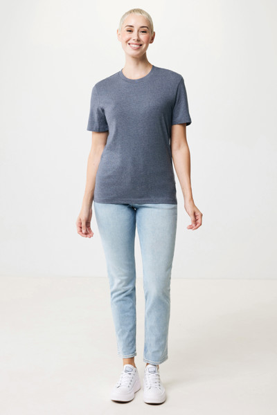 Iqoniq Manuel recycled cotton t-shirt undyed - Heather Navy / XL