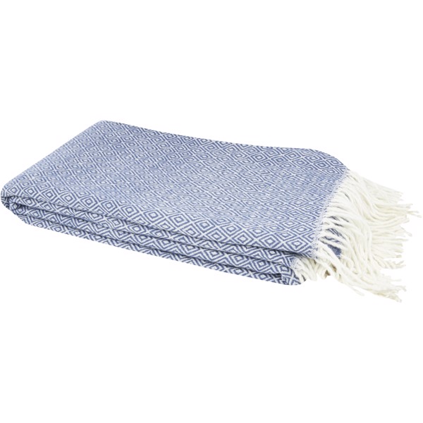 Zinnia summer blanket - Royal Blue