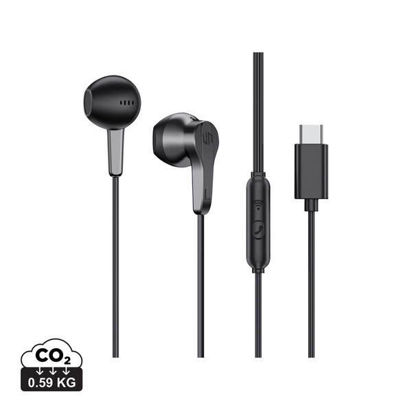 Urban Vitamin Hartford RCS wired earbuds - Black