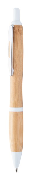 Bamboo Ballpoint Pen Coldery - White / Natural