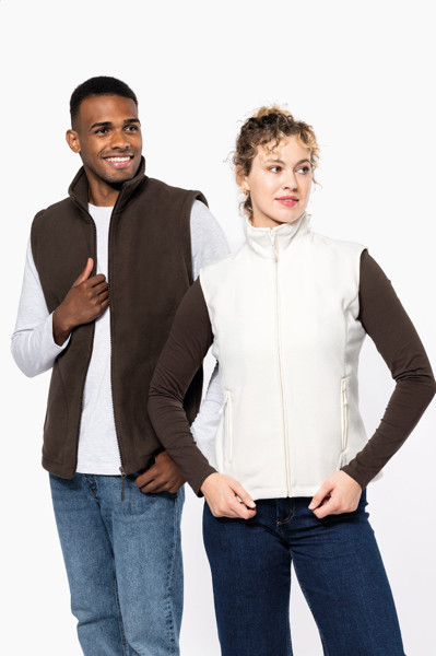 Fleece Bodywarmer Vest KA913 - White / L