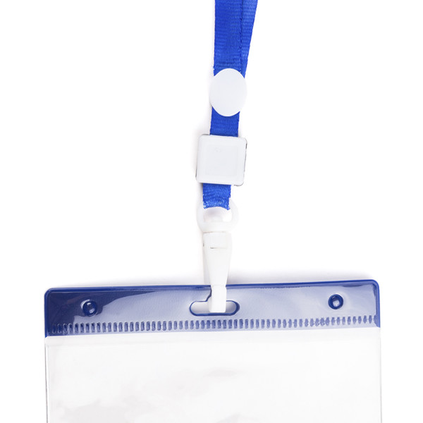 Lanyard Porte-Badge Maes - Blanc