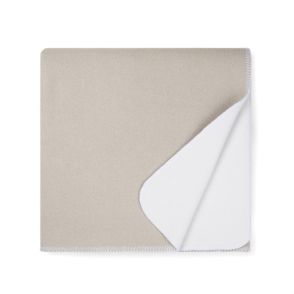 VINGA Moulton GRS RPET blanket - Beige / Feather Grey