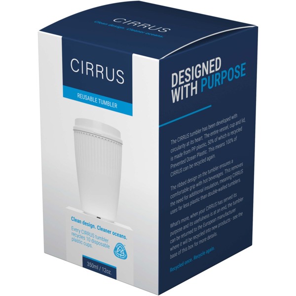 Cirrus POP 350 ml pohár s 360° vekom - Čierna
