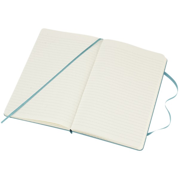 Moleskine Classic L hard cover notebook - ruled - Reef Blue