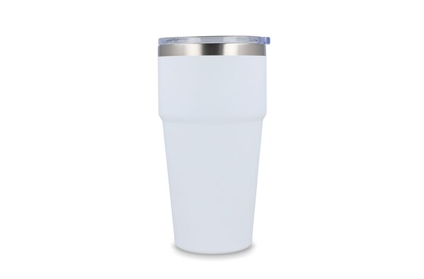 T-keramična skodelica za avto 500 ml, mehak zaključek - Bela