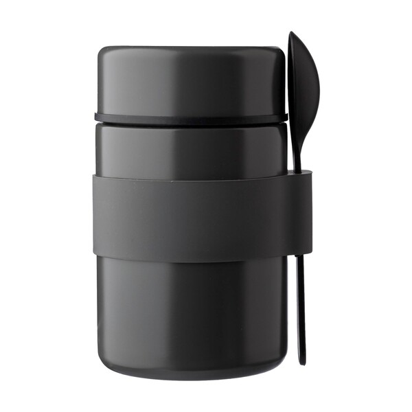 Lancheira de parede dupla Niko | 460 ml - cinzento