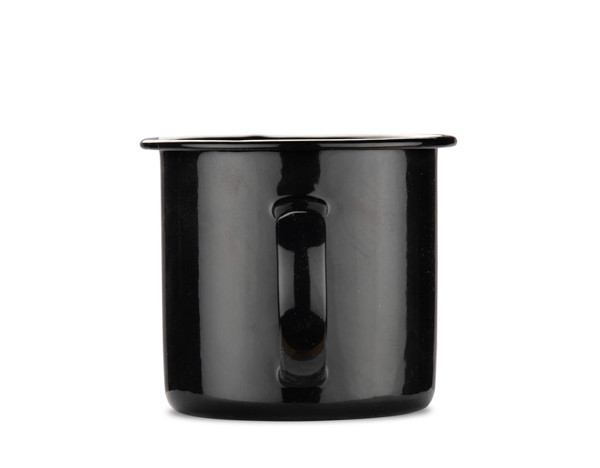 Enameled mug EMAL 300 ml - black