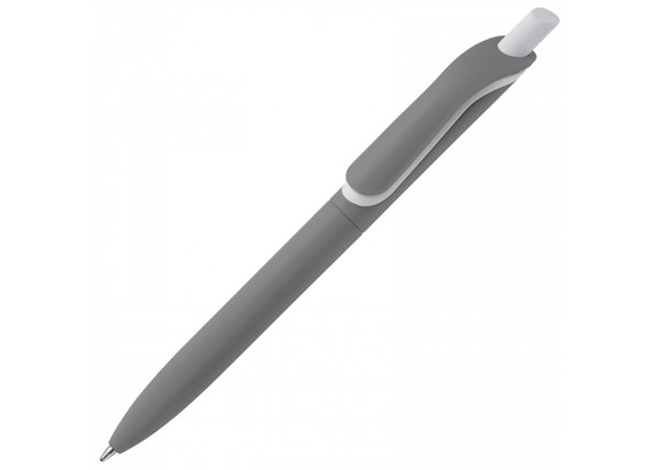 Ball pen Click-Shadow soft touch Made in Germany - Grey