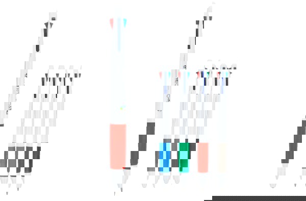 4 Colour pen with grip - White / Black