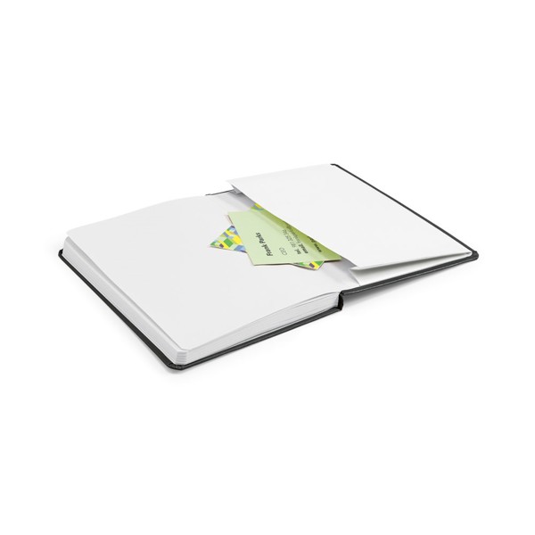 ROTH. Bloc notes A5 en PU avec pages lignées - Rouge