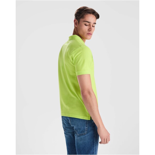 Polo de manga curta para homem de 220 g/m² "Pegaso Premium" - Branco / XL