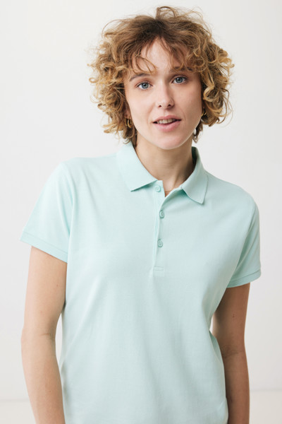 Iqoniq Yosemite women recycled cotton pique polo - Crushed Mint / L