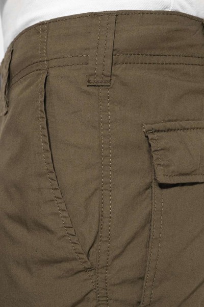 Men's Lightweight Multipocket Bermuda Shorts - Light Charcoal / 40