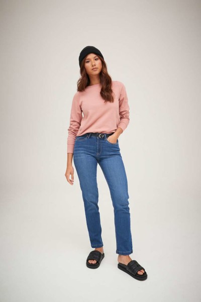 Katy Straight Jeans - Black / 6-L