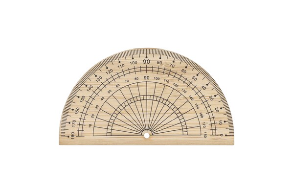 Bamboo protractor