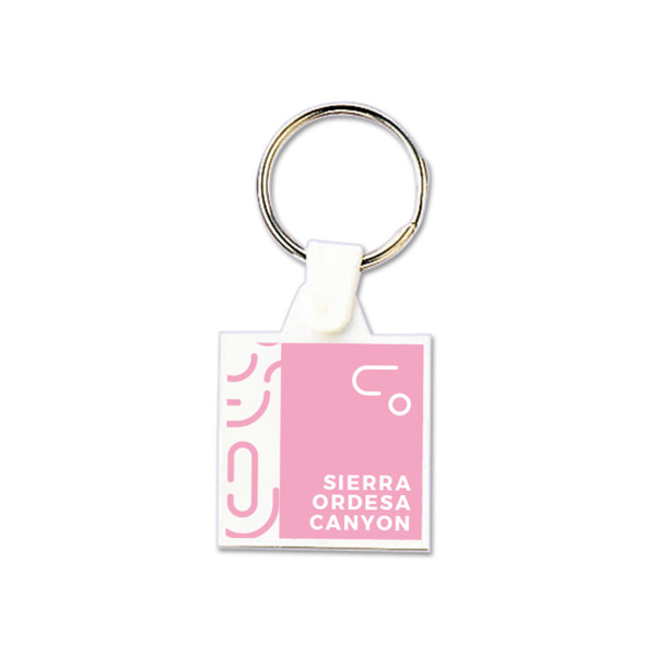 FLEXIBLE PLASTIC KEY-RING