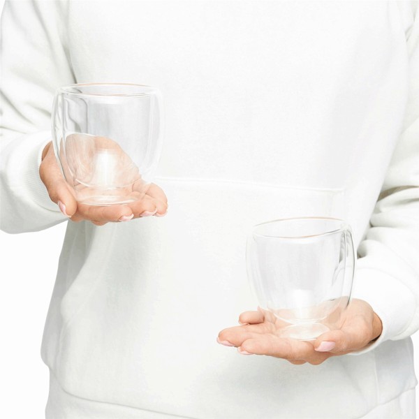 Gläser-Set Drink Line M, Doppelwandig: 2Er Set
