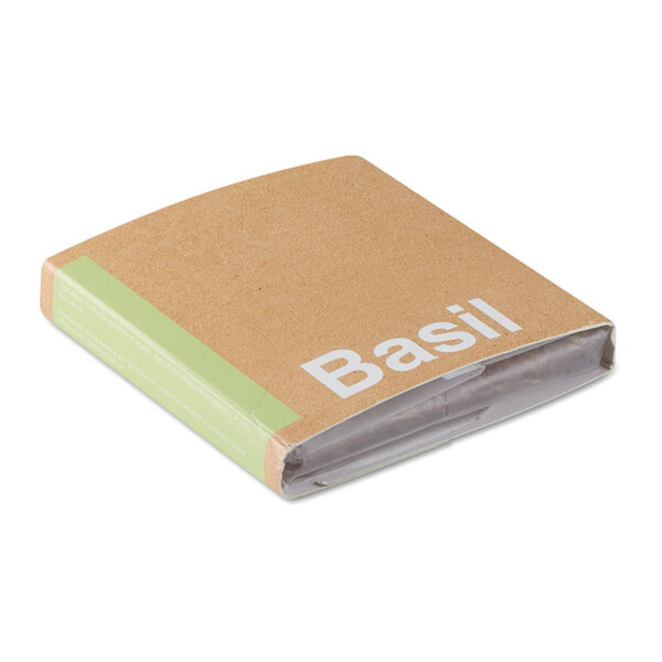 Substrat avec graines Basilic.