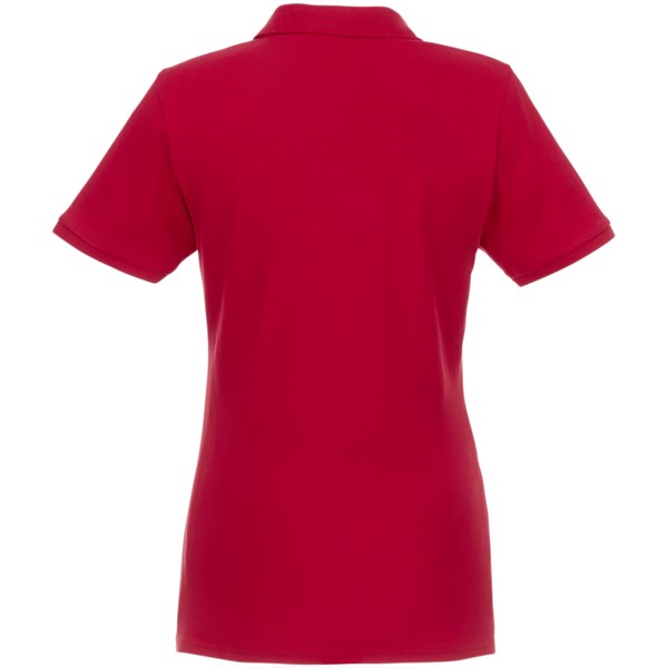 Beryl short sleeve women's organic recycled polo - Red / 2XL