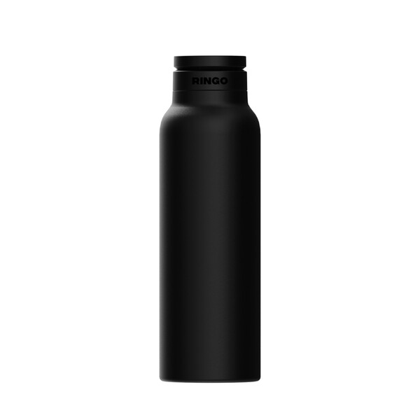 RINGO Pro MagSafe® Waterbottle w Magnetic Booster Ring 710ML - Black