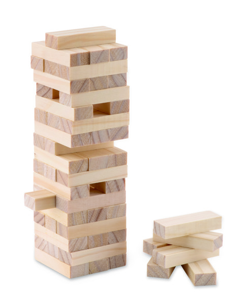 Tower game in cotton pouch Pisa
