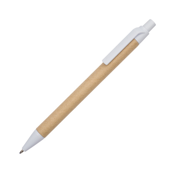 Mixy ballpen - White / Brown