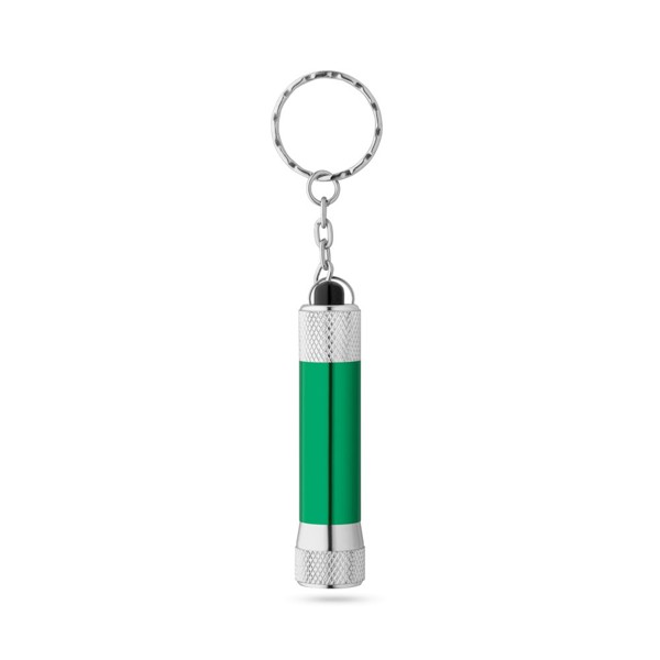 LERGAN. Keyring with LED - Green