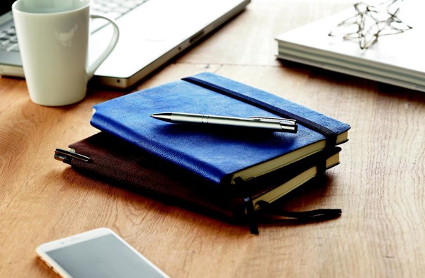 Bloco em imitação PU Softnote - Azul