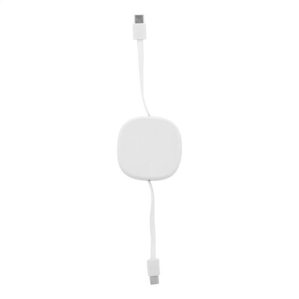 60W Rabs Usb-C Charger Cable Cabsle - White