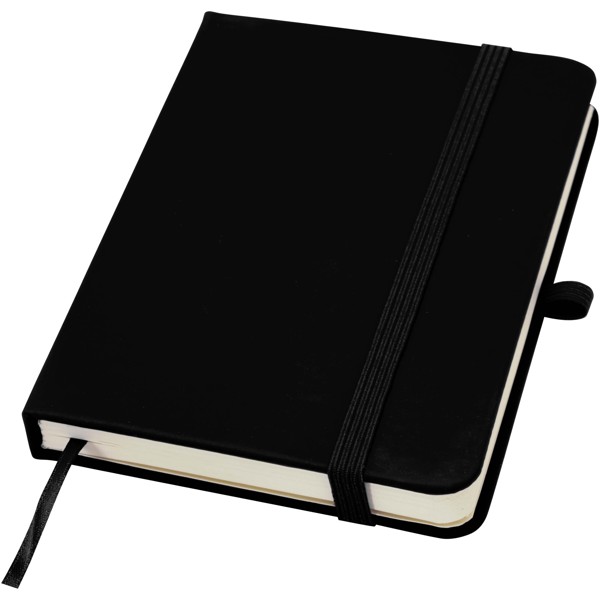 Zápisník Spectrum Plus A6 s tvrdými obalmi - Jednofarebná čierna