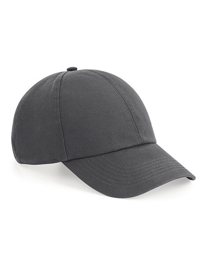 Organic Cotton 6 Panel Cap - Graphite Grey / One Size