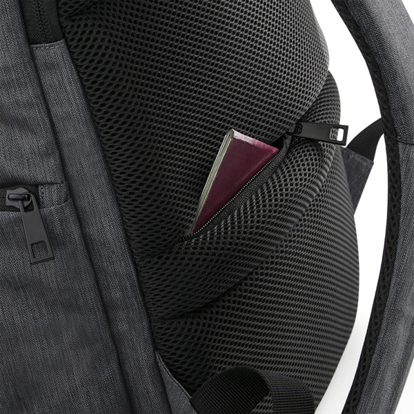 Q-Tech Charge Roll-Top Backpack - Black / ONE SIZE