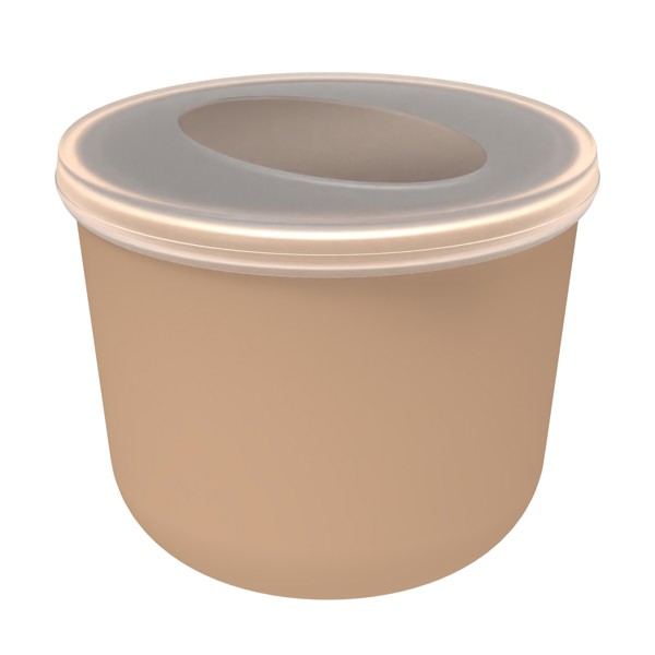 Lunchpot "Togo", 650 Ml - Black / Transparent