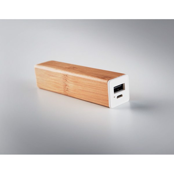 MB - Power bank bamboo 2200 mAh Powerbam