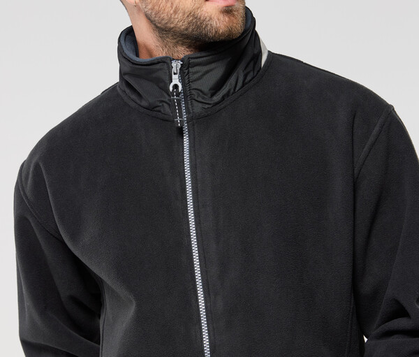 Veste polaire imperméable 3 couches - BLACK / M