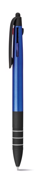 MULTIS. Multifunkční kuličkové pero s nápisem 3 v 1 - Královská Modrá