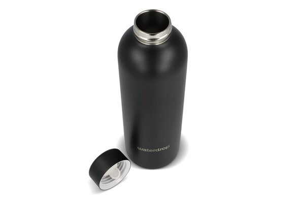 Waterdrop Stainless Steel Bottle with Steel Cap 600ml